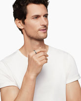 DY Classic Band Ring in Grey Titanium, 4mm